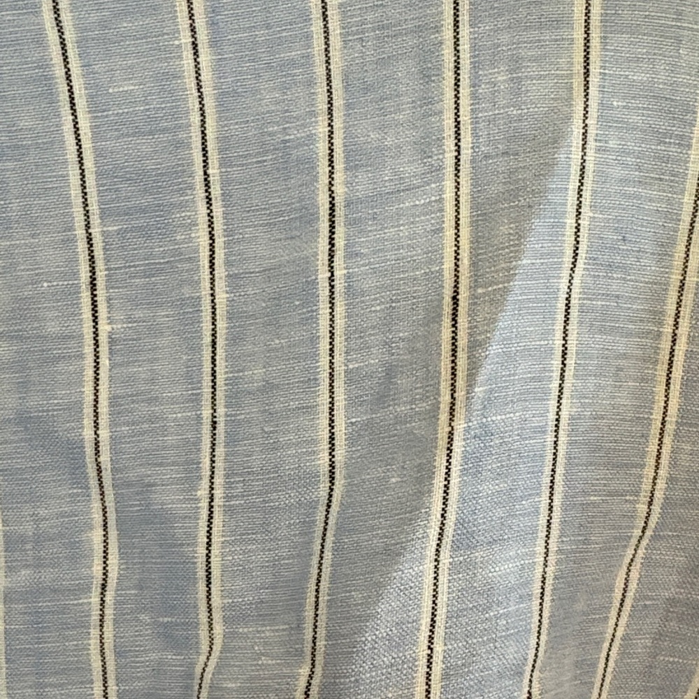 Linen Chicos size 3 / xl Striped Casual Button-Down Shirt like new - Picture 6 of 6